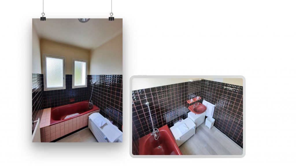 salle de bain chambre familiale